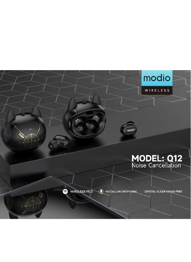 Modio Q12 Change Face Earbuds featuring a customizable design, exceptional sound quality, and a comfortable fit