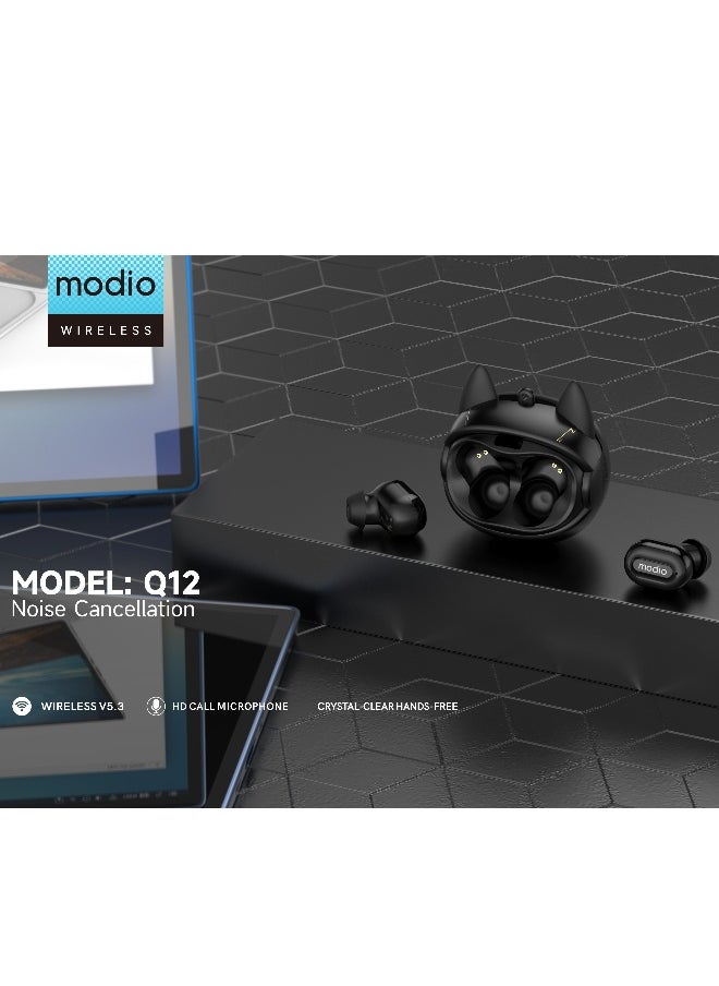 Modio Q12 Change Face Earbuds featuring a customizable design, exceptional sound quality, and a comfortable fit