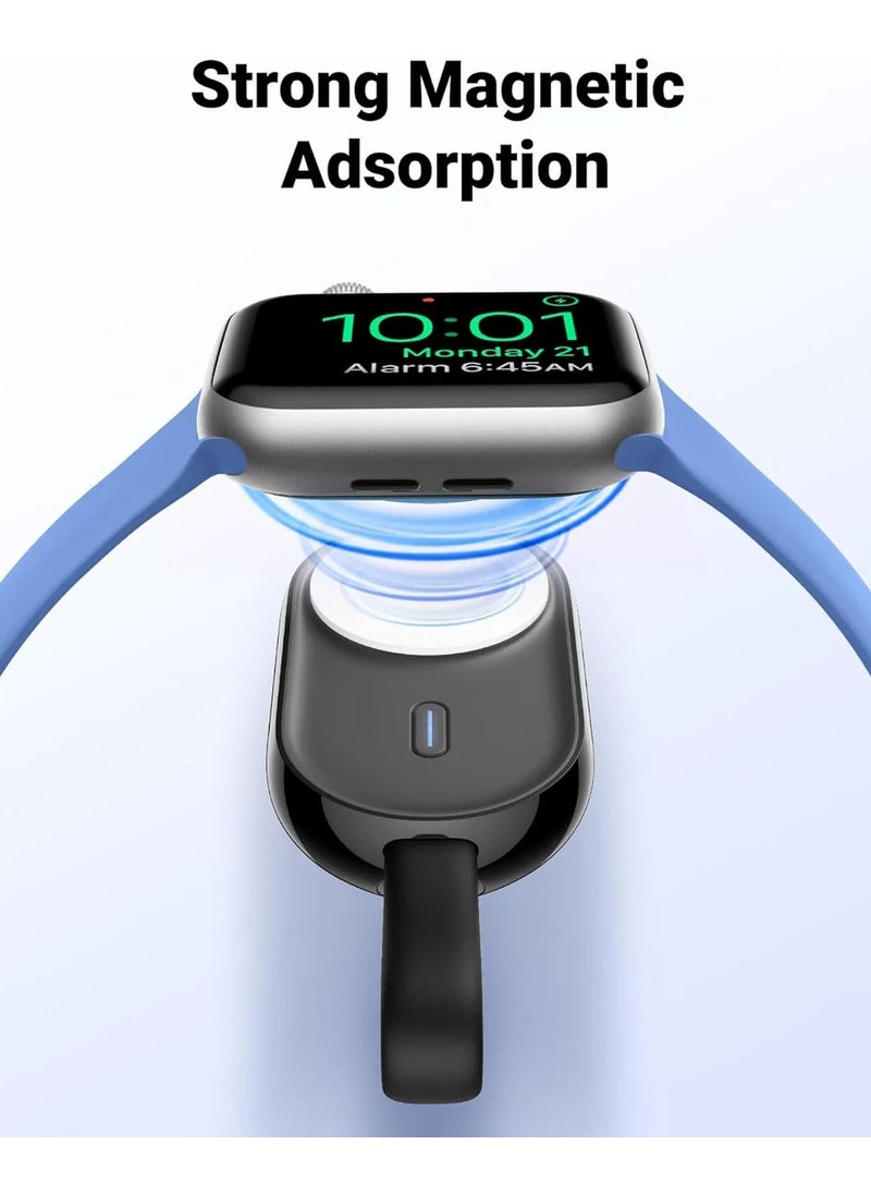 VEGER Portable Apple Watch Charger, 1200mAh 2.5W Fast Charging Portable iWatch Charger Power Bank