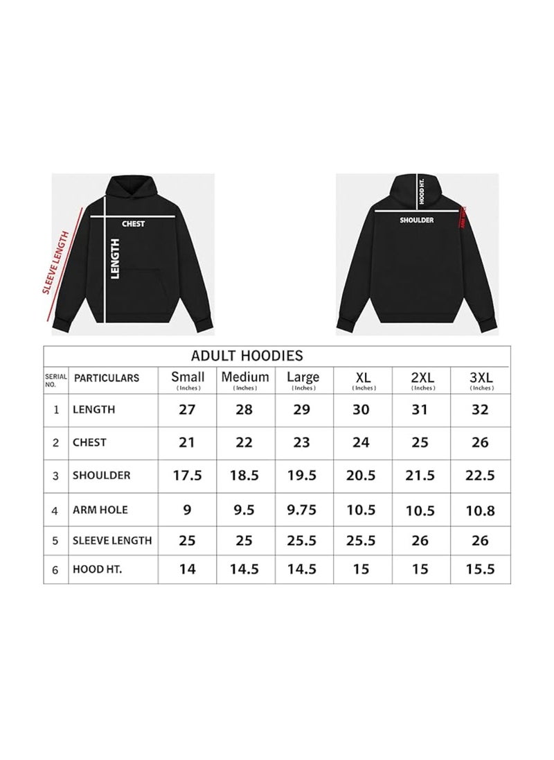 Eid Al Etihad Unisex Cotton Pullover Hoodie With Drawstring–Soft And Comfortable Hoodie For Men And Women–Perfect For Eid Al Etihad Celebrations