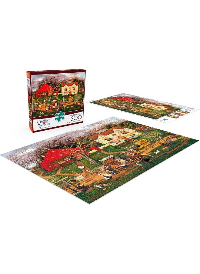 Buffalo Games - Charles Wysocki - Fireside Companions - 300 Large Piece Jigsaw Puzzle