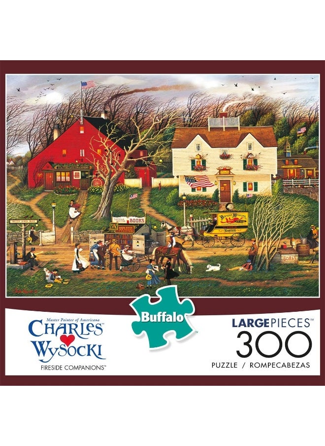 Buffalo Games - Charles Wysocki - Fireside Companions - 300 Large Piece Jigsaw Puzzle