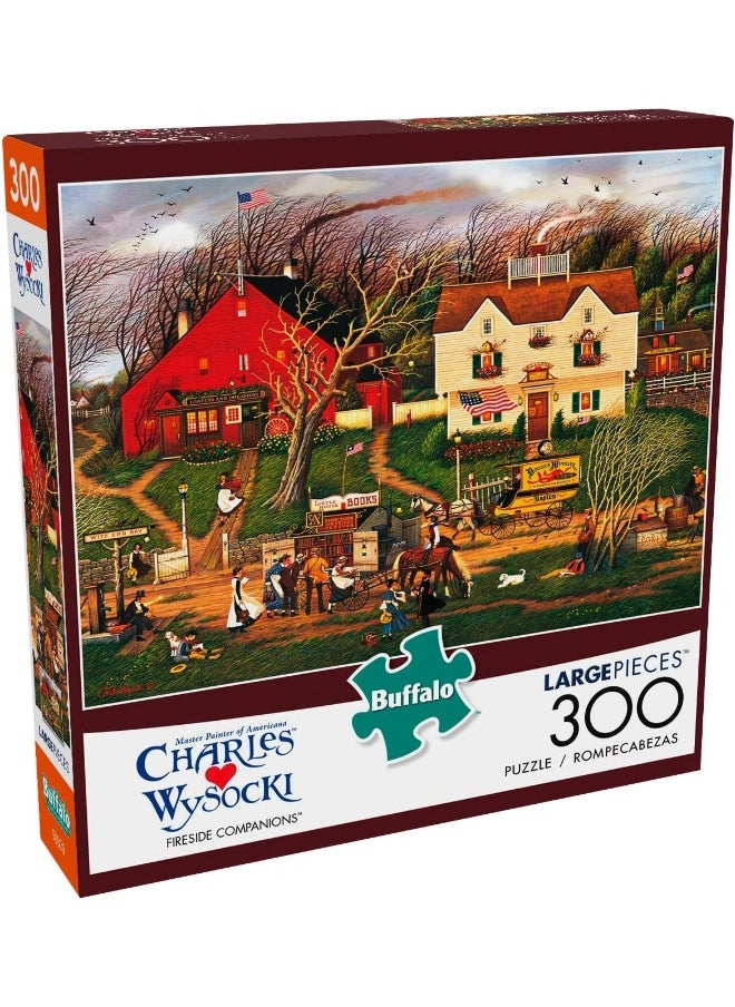 Buffalo Games - Charles Wysocki - Fireside Companions - 300 Large Piece Jigsaw Puzzle