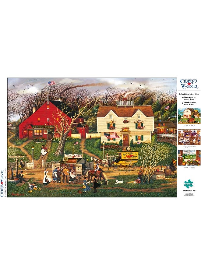 Buffalo Games - Charles Wysocki - Fireside Companions - 300 Large Piece Jigsaw Puzzle