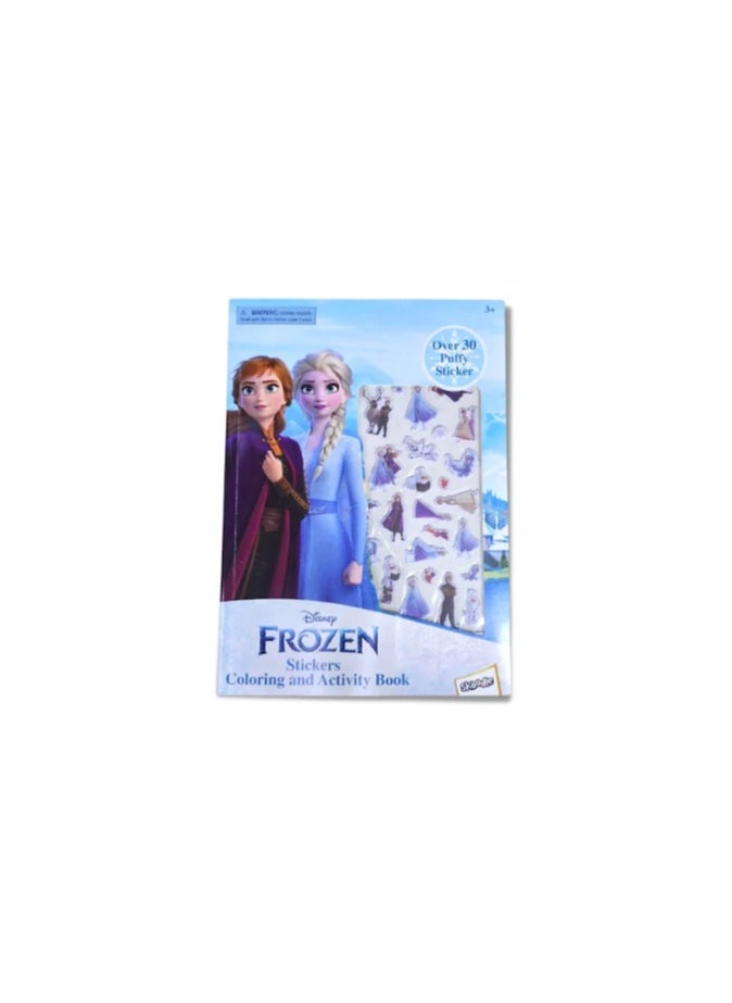 FROZEN Over 30 Puffy Stickers, 32 Pages of Games, Puzzles & Coloring