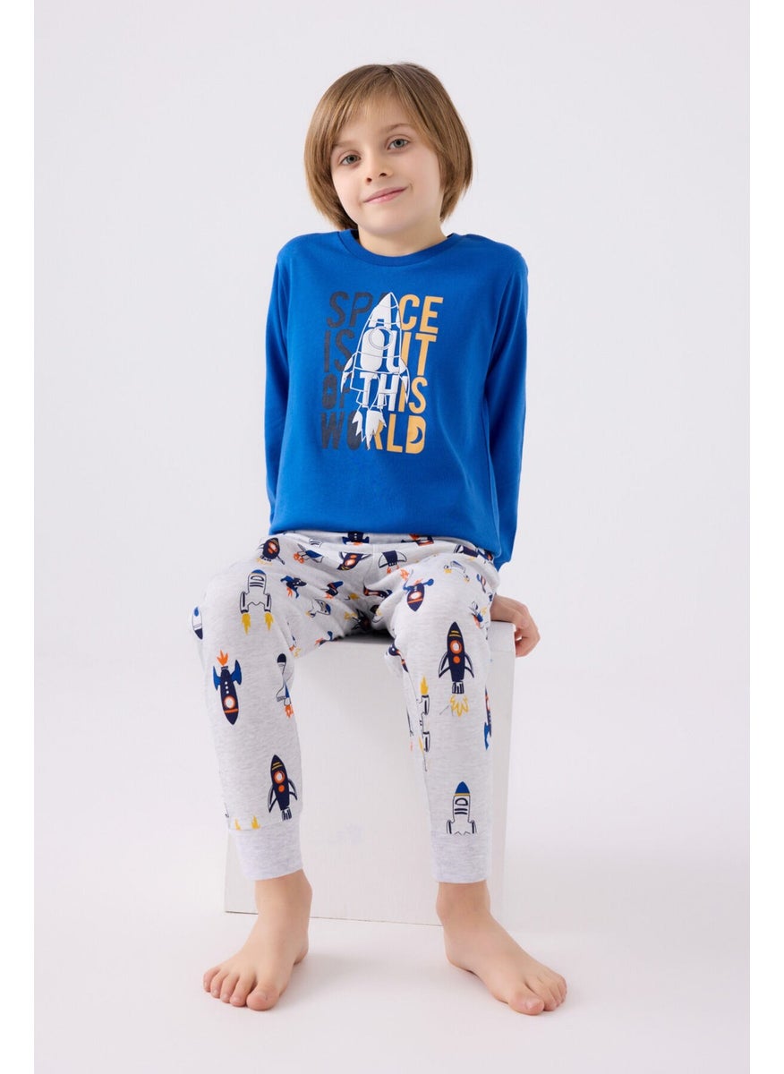 Boy Blue Long Sleeve Pajama Set