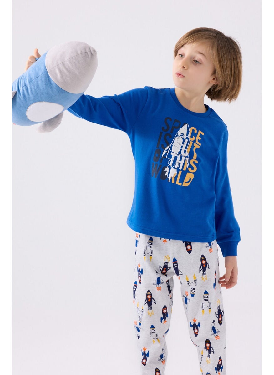 Boy Blue Long Sleeve Pajama Set