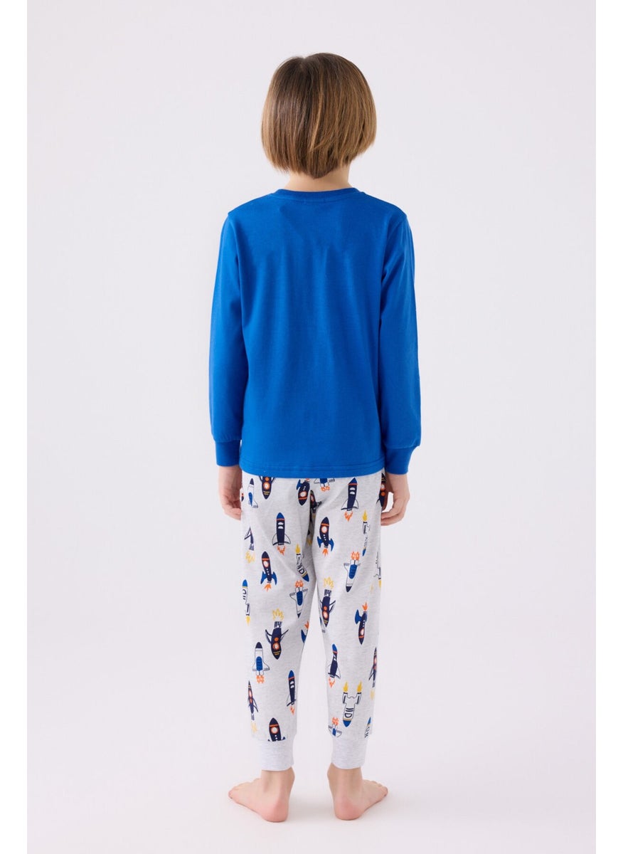 Boy Blue Long Sleeve Pajama Set