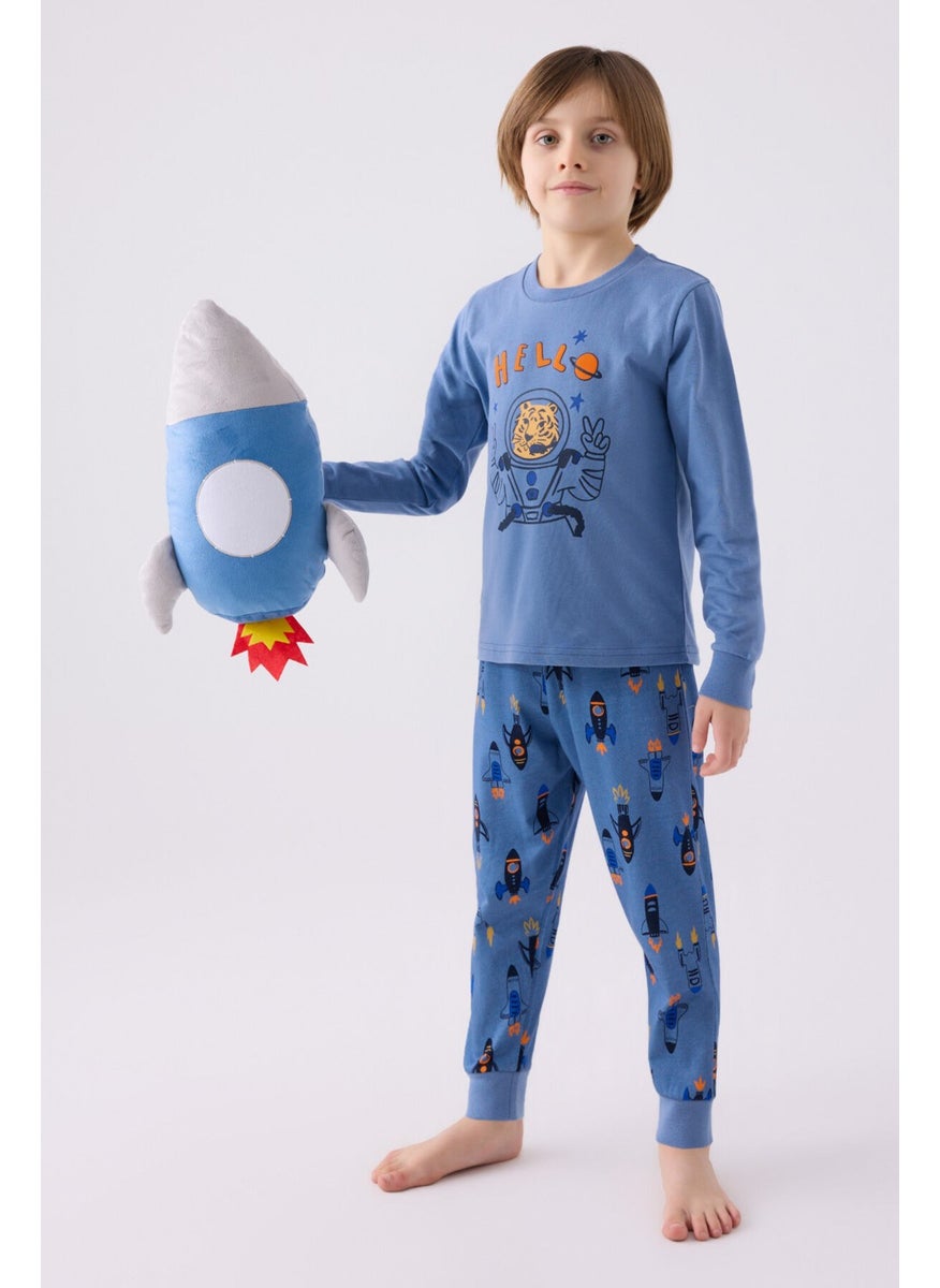 Boy Long Sleeve Pajama Set RP3443 Blue