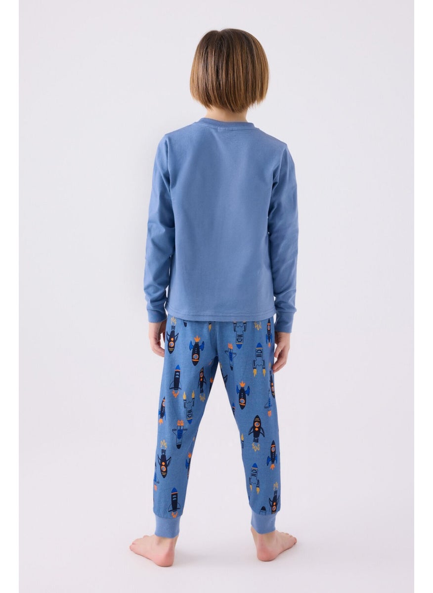 Boy Long Sleeve Pajama Set RP3443 Blue