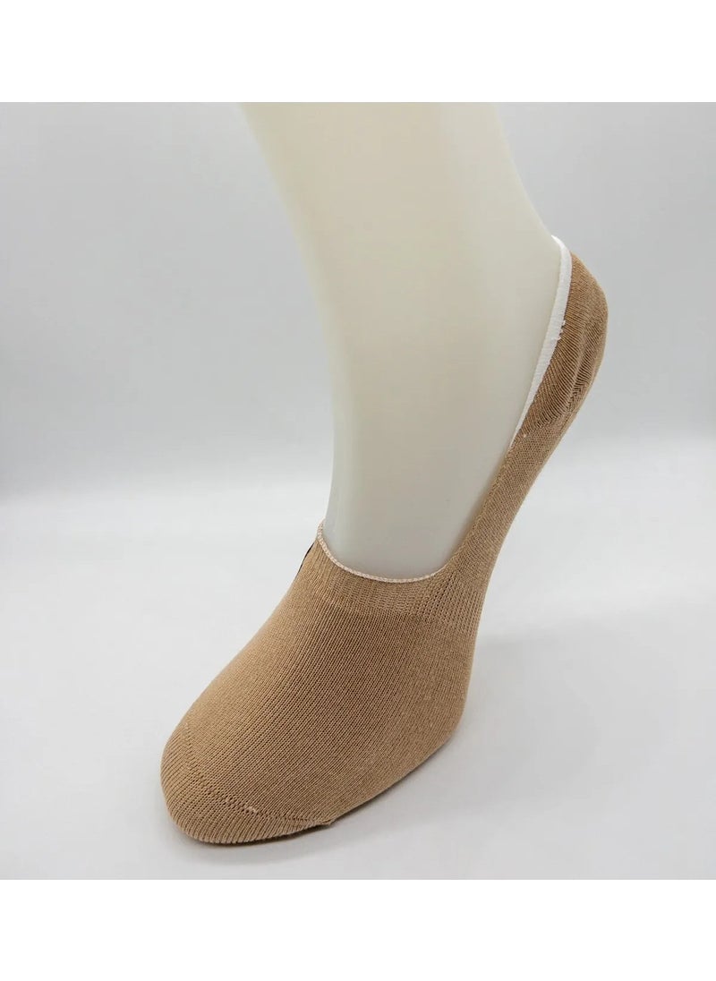 6 Pairs Unisex Bamboo Non-Slip Sole Seamless Ballerina Socks