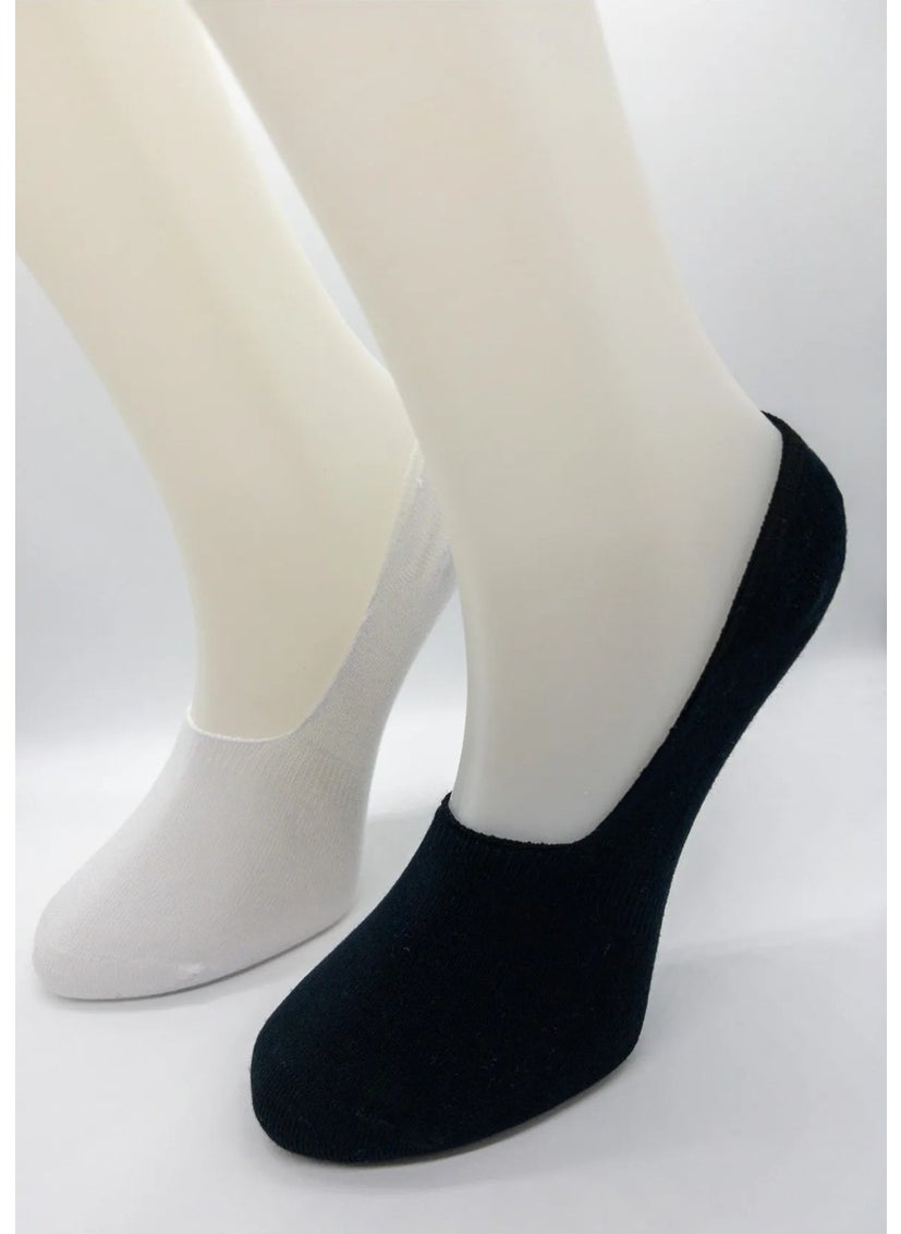 6 Pairs Unisex Bamboo Non-Slip Sole Seamless Ballerina Socks