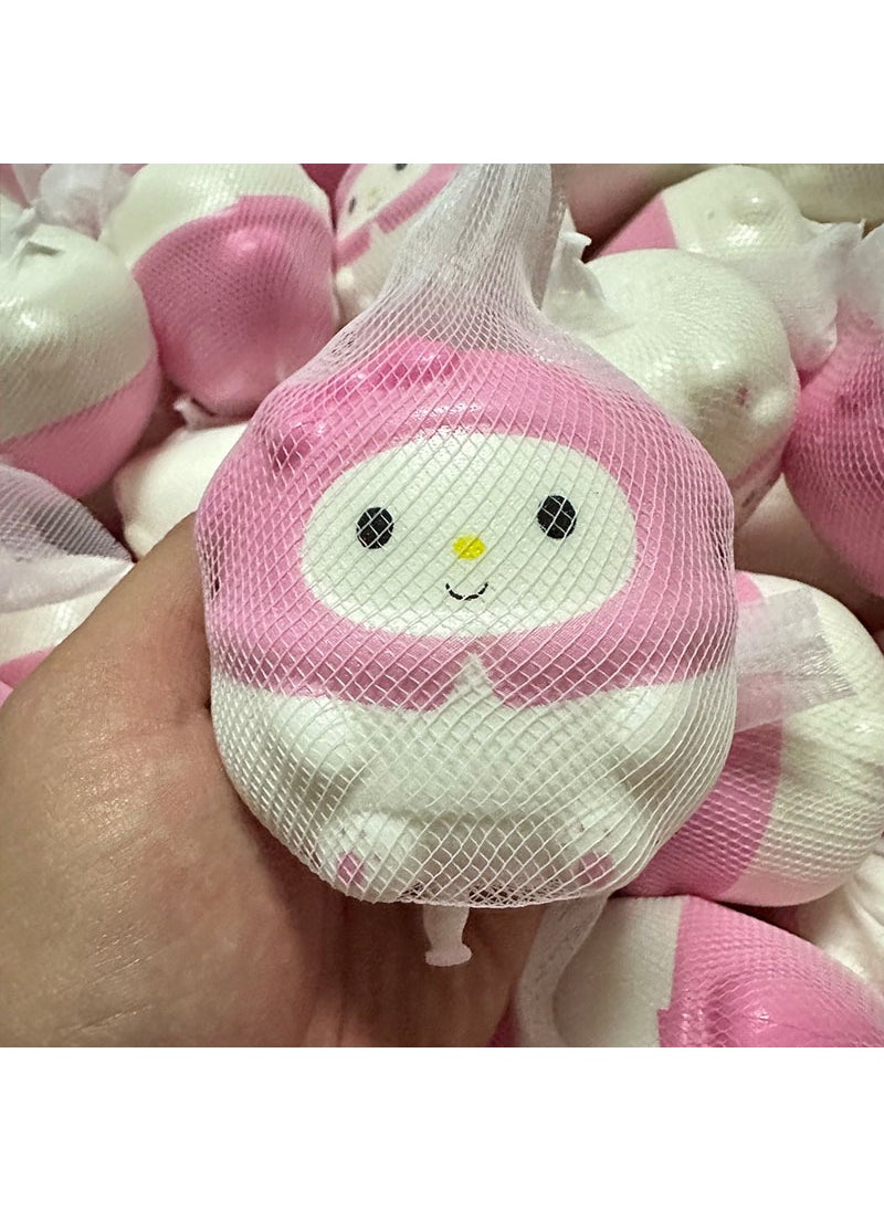 1 x 5 pcs Sanrio Squishy Stress Relief Slow Rebound Toy Melody about 7.5cm [net bag]]