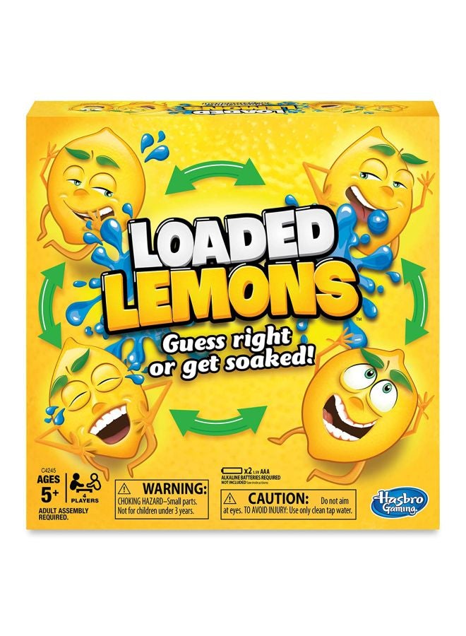 Loaded Lemons: Guess Right Or Gets Soaked Activity And Amusement Board Game