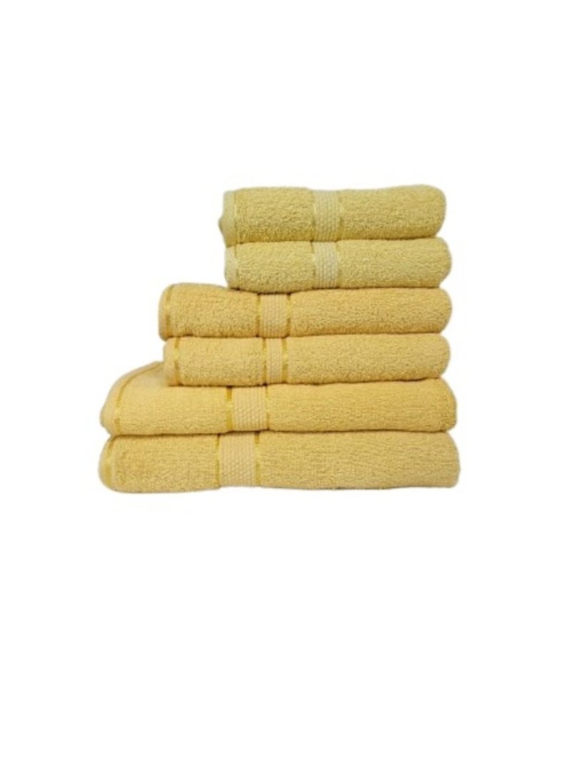 6 Piece Towel Set Luxurious Softness and Versatile Sizes