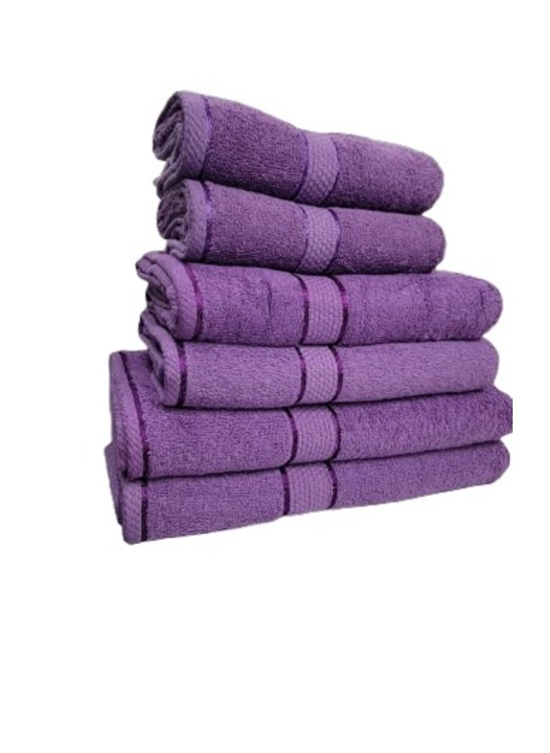 6 Piece Towel Set Luxurious Softness and Versatile Sizes