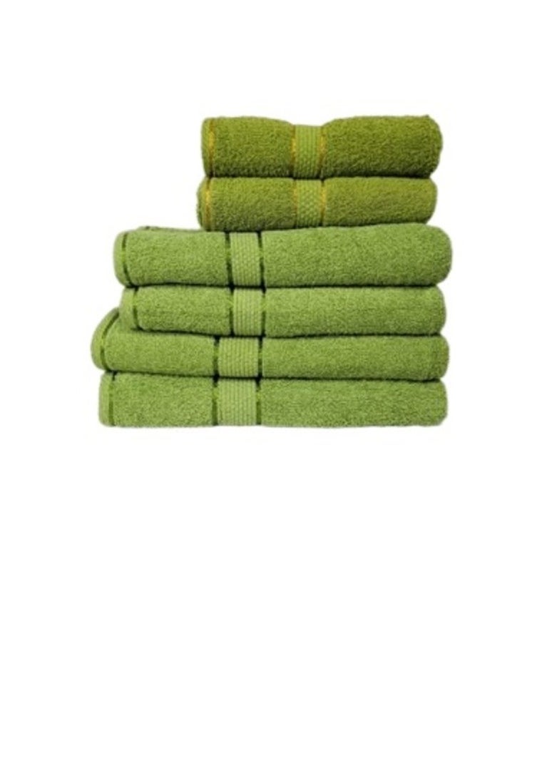 6 Piece Towel Set Luxurious Softness and Versatile Sizes