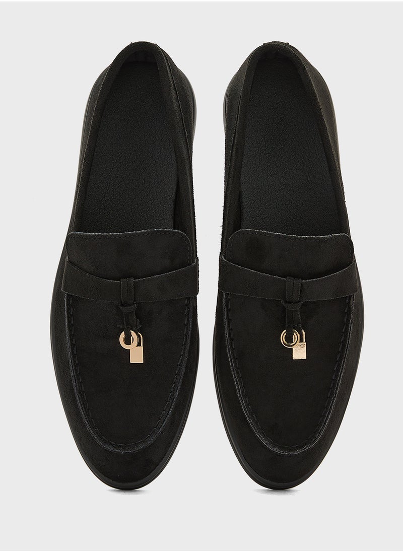 Faux Suede Moccassins