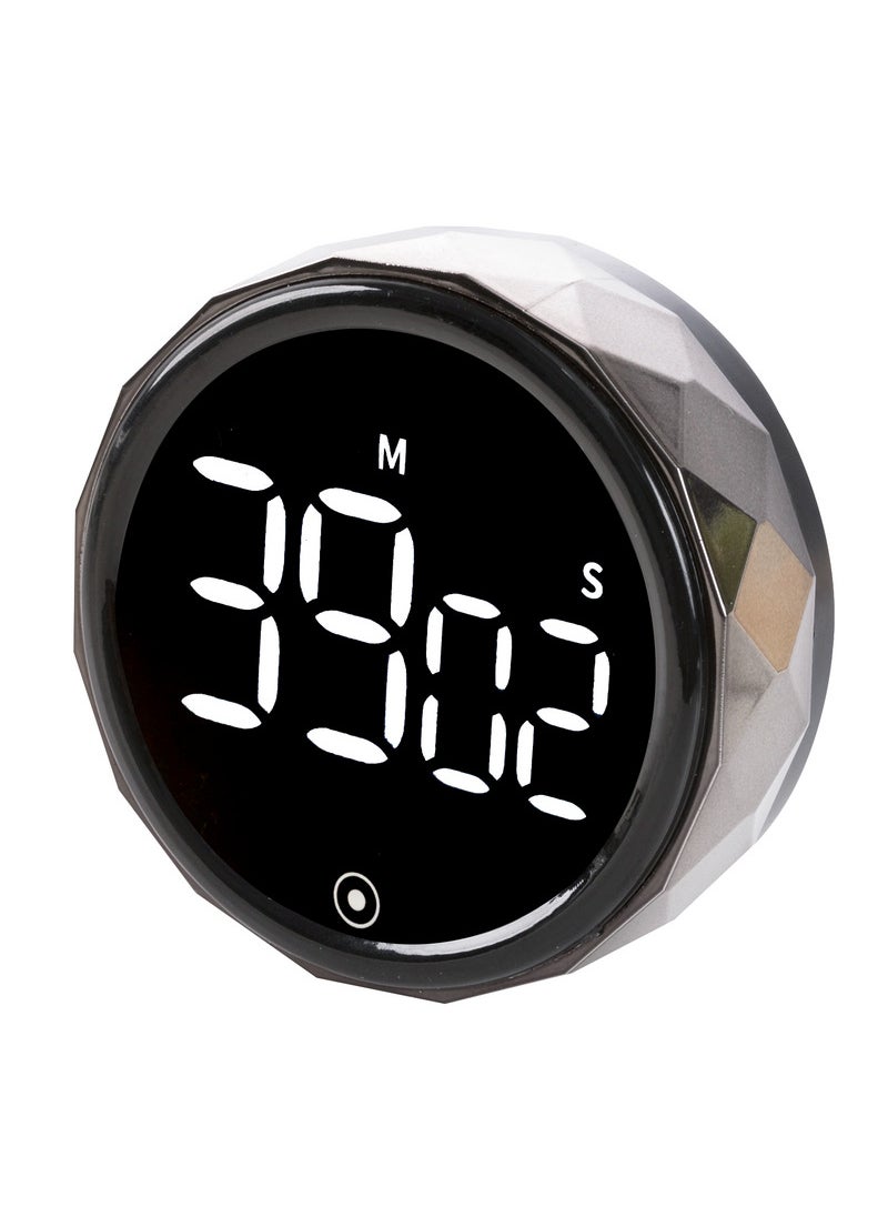 Magnetic LED Silent Timer for Kitchen New chestnut edge circle