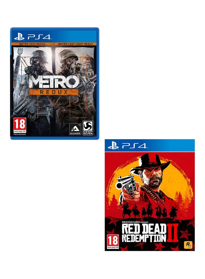 Metro Redux + Red Dead Redemption 2  -  PlayStation 4 - playstation_4_ps4