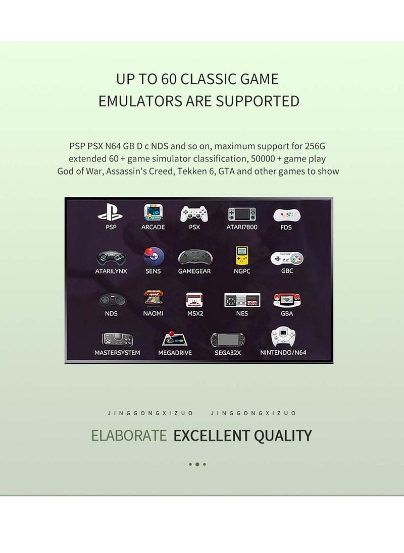 G11pro HD Retro Acrade Video Game Box, Game Stick Plug and Play TV Video Game Console Emulators with 2.4G Wireless Dual Controllers, 64G 3,000 Games