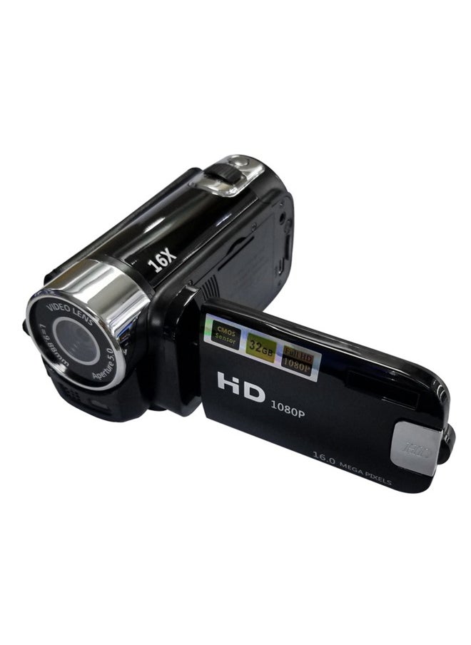 Portable 1080P High Definition Digital Video Camera DV Camcorder 16MP 2.7 Inch LCD Screen 16X Digital Zoom Built-in Battery