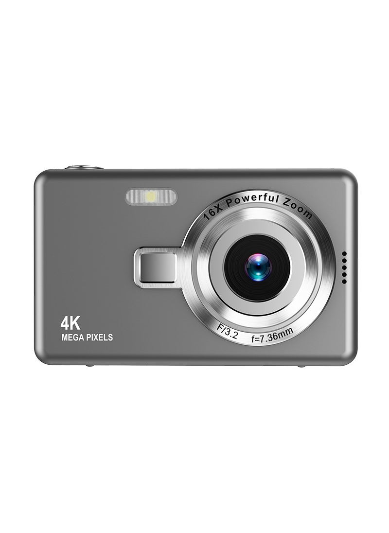 Entry-Level CCD Kids Camera HD Dual Recording Mini HD gray