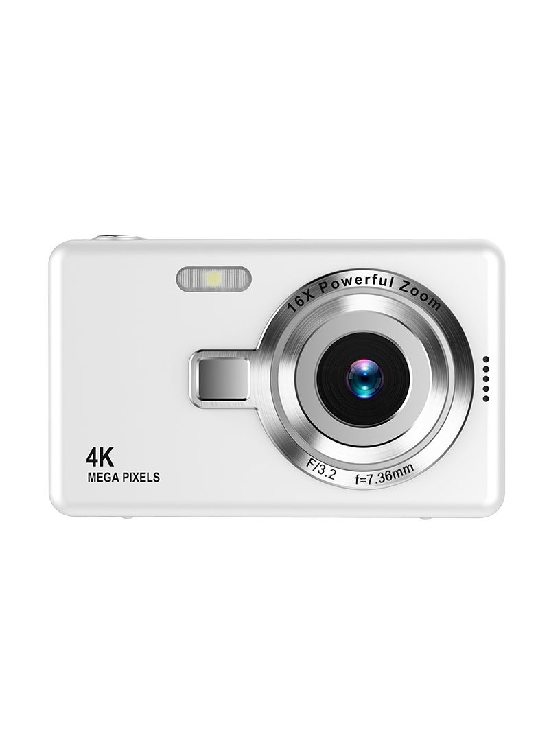 Entry-Level CCD Kids Camera HD Dual Recording Mini HD white