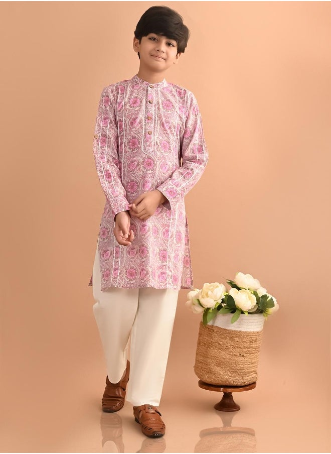 Printed Kurta Pajama Set