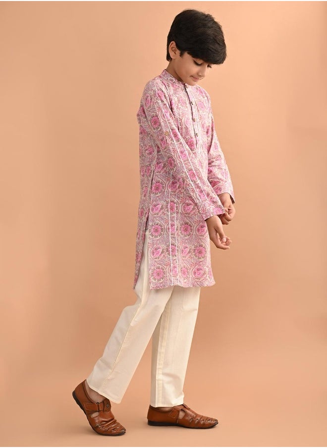 Printed Kurta Pajama Set