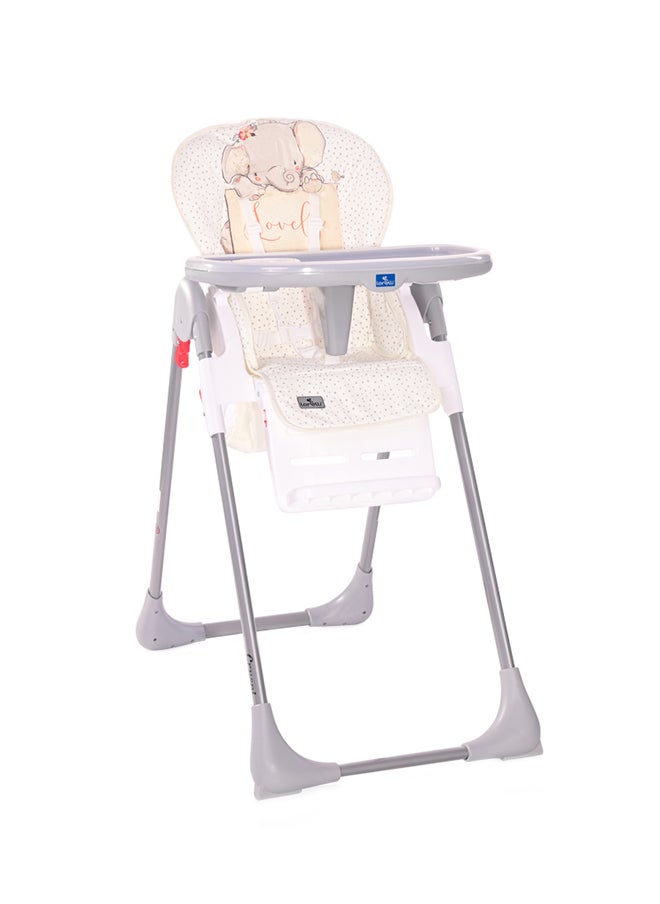 High Chair Cryspi, Elephant - Grey