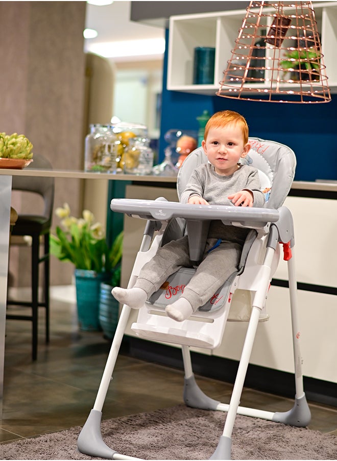 High Chair Cryspi, Elephant - Grey