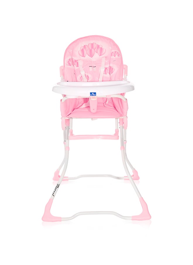 High Chair Marcel, Hearts - Pink