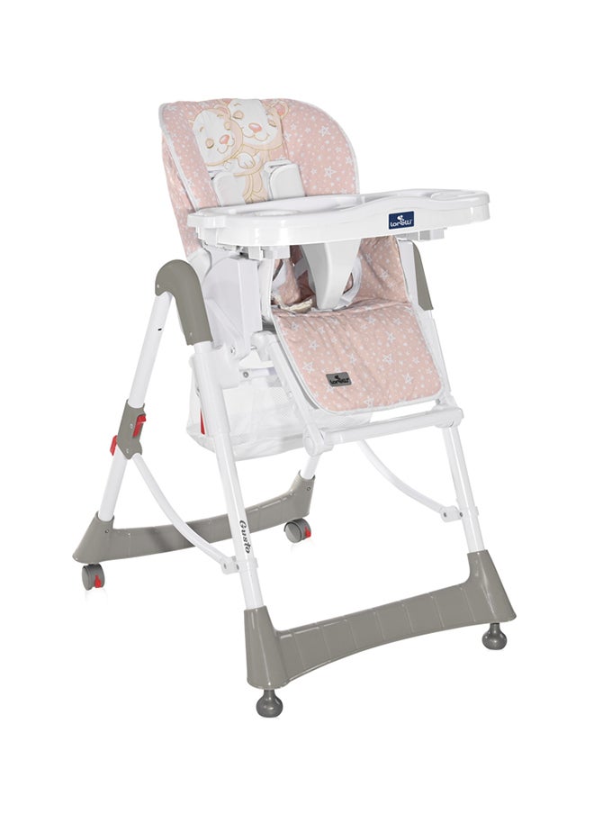 High Chair Gusto Satin Hug - Pink