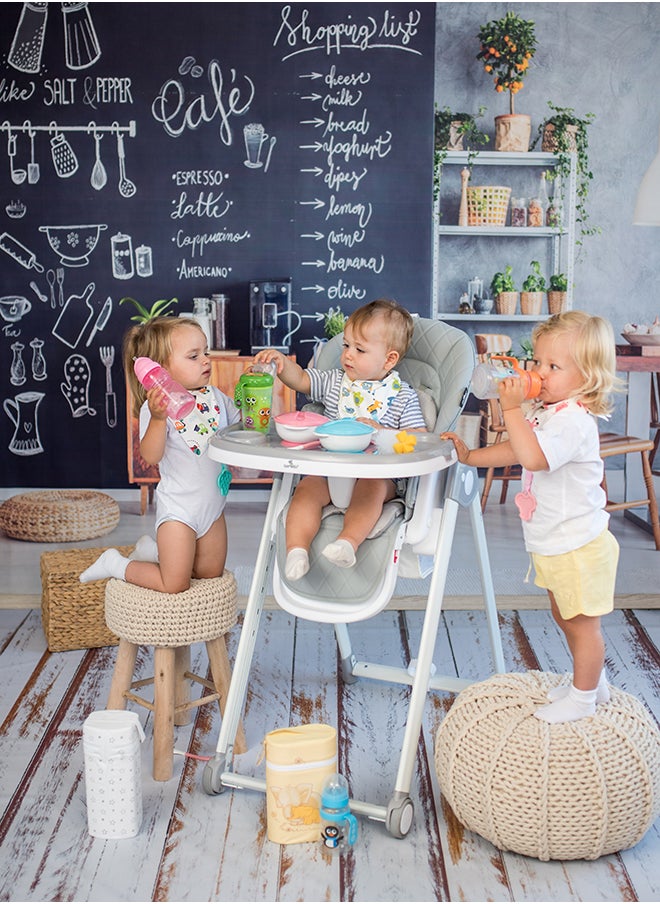 High Chair Party, Surf Leather - Blue