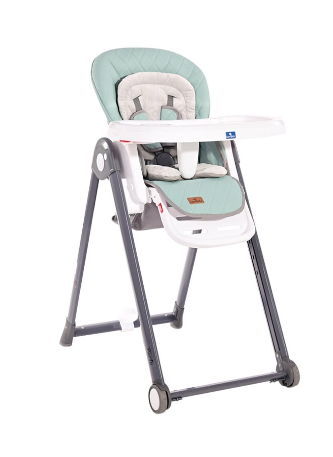 High Chair Party, Surf Leather - Blue