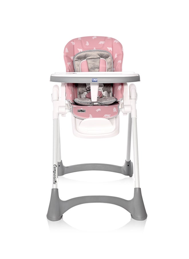 High Chair Campanella, Bears - Pink