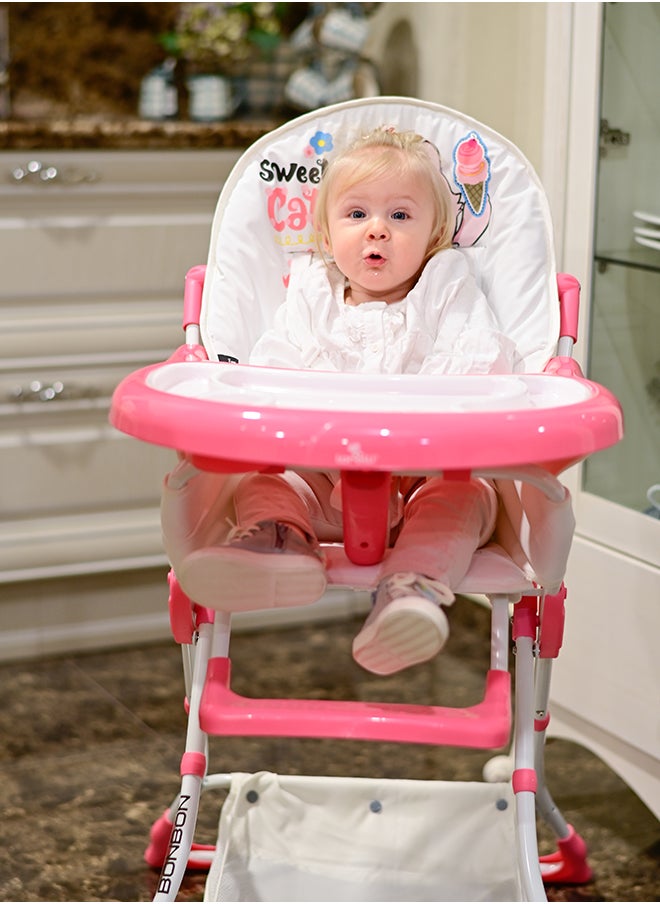 Feeding Chair Bonbon, Fruits - White