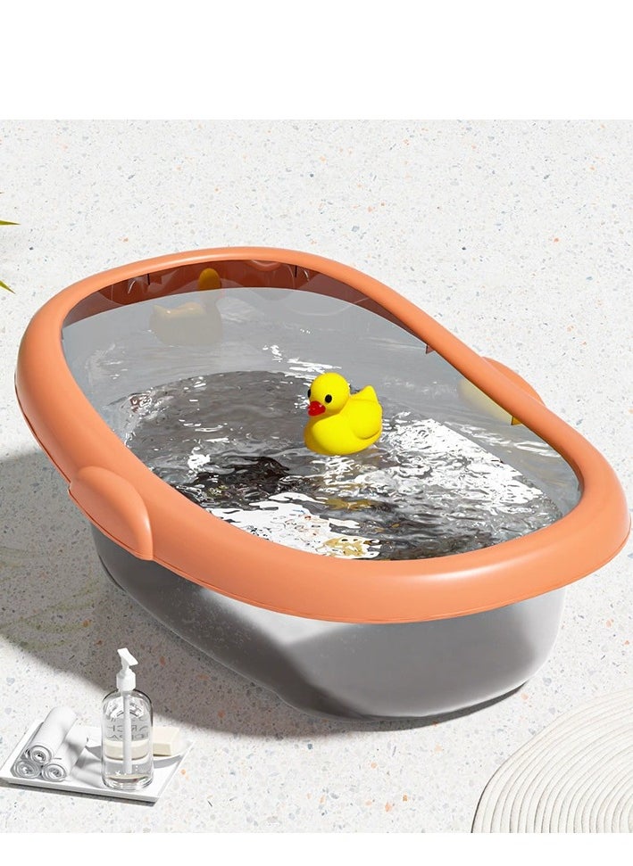 Turtees Baby Bath Tub – Safe & Comfortable Design for Infants, Use Under Parental Supervision