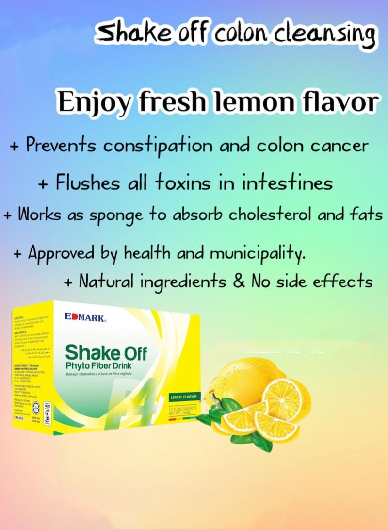 Shake Off Phyto Fiber Drink Lemon Flavour