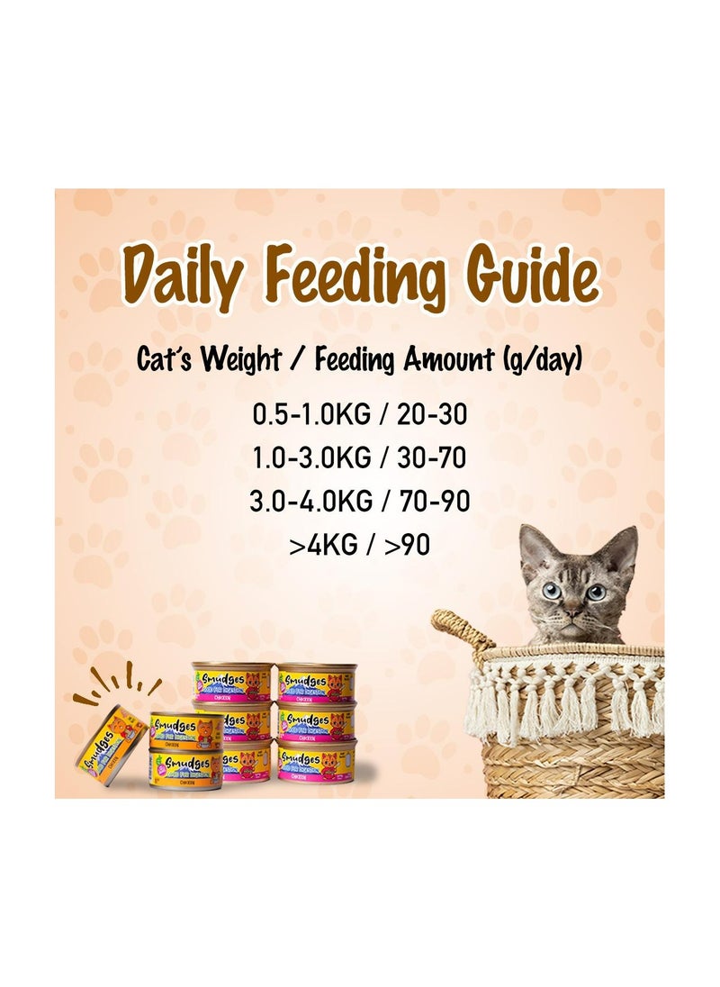 Adult Cat wet food with Chicken Flakes in Gravy 80g- Pack of 24