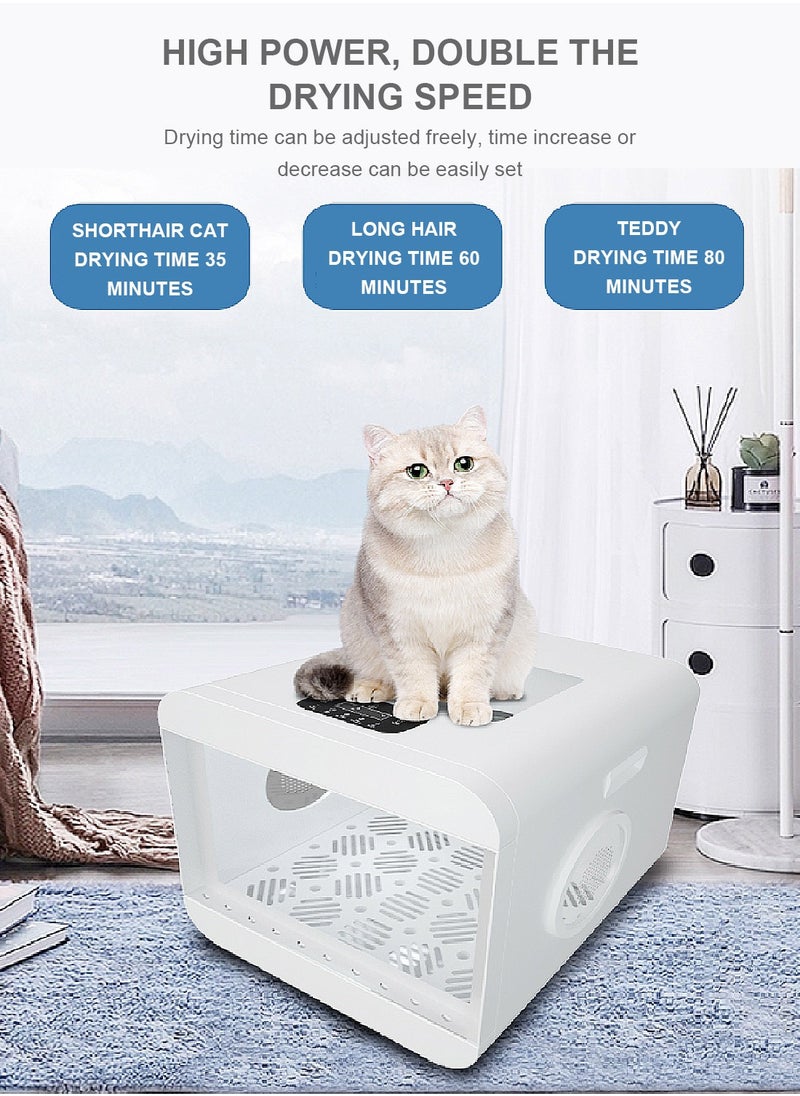 Intelligent Fully Automatic Pet Hair Drying Box Pet Cat And Dog Bath Hair Dryer 45*45*51cm