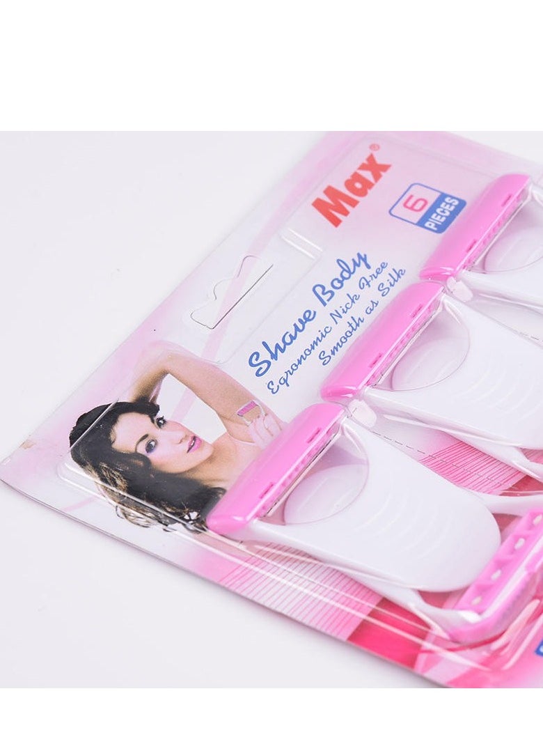 Presents Body And Bikini Razor For Women(Pack Of 6 Blades).