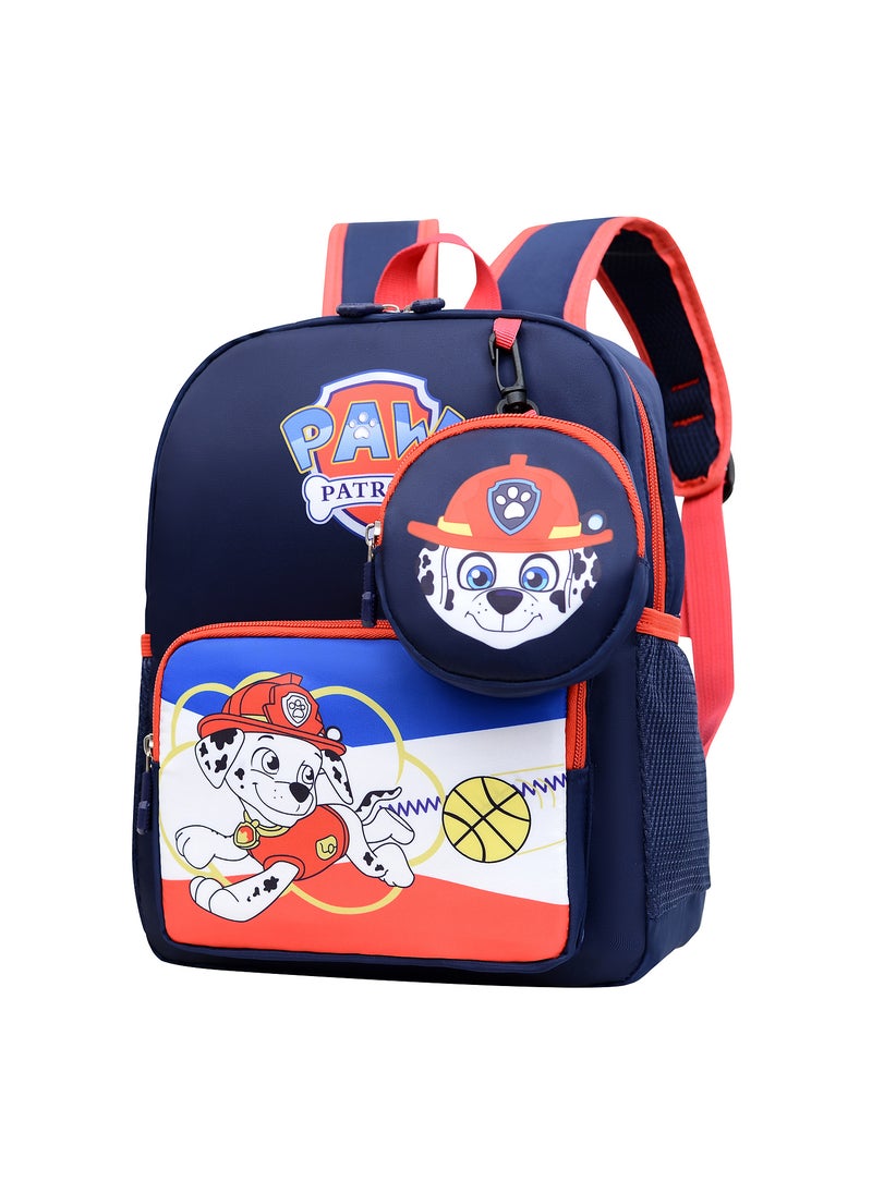 2024 Cartoon Paw Patrol Backpack Unisex Kids Red