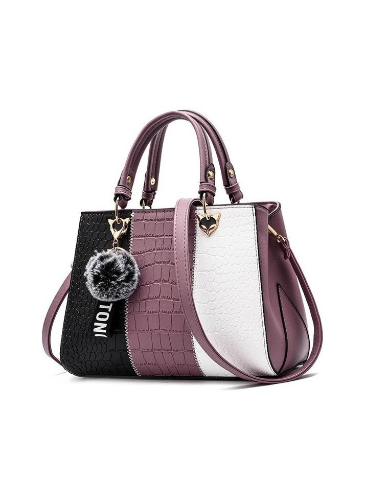 Shoulder bag Colour:Purple Colour:Red