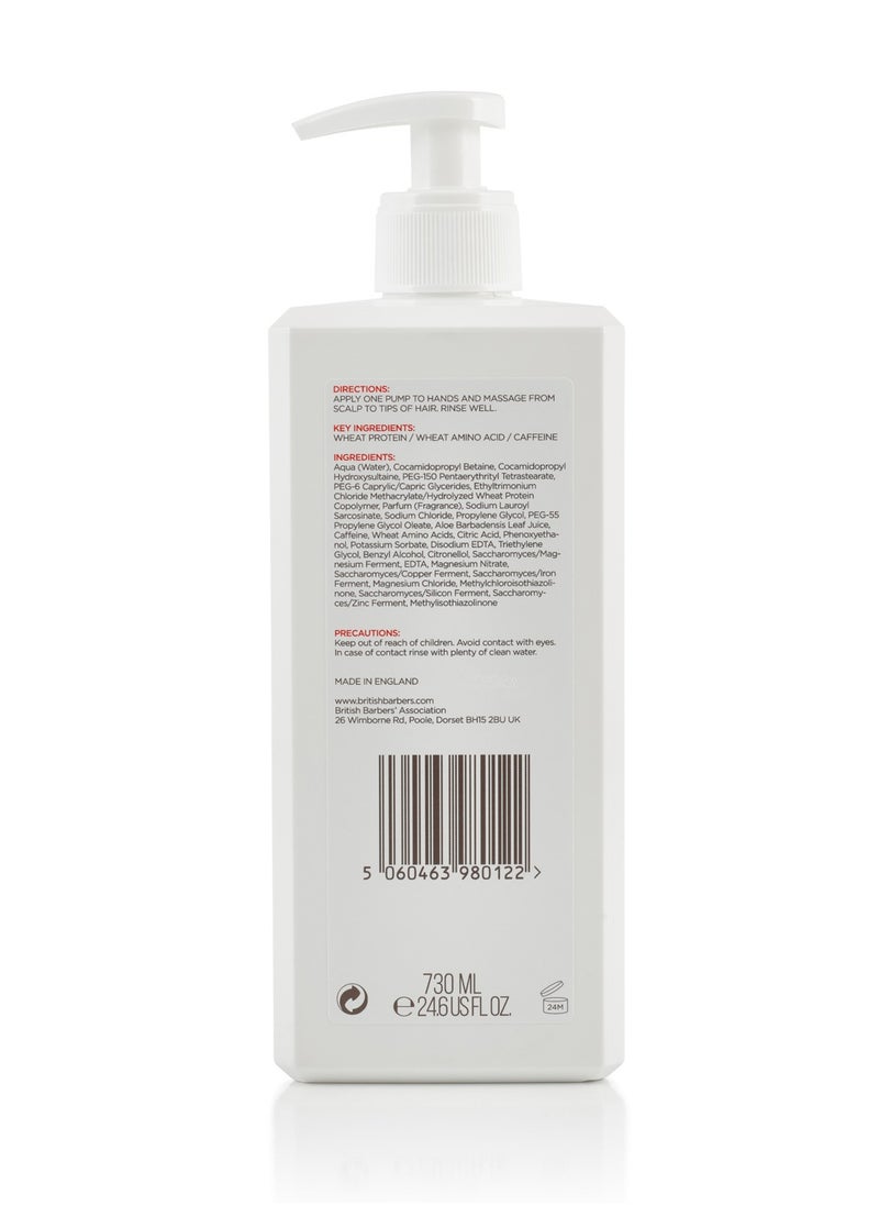 British Barbers Association BBA Thickening Shampoo 730 ml, 24.6 Fl Oz.