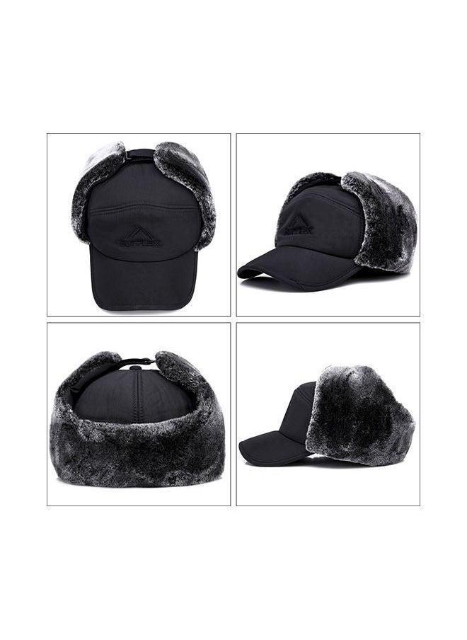 Full Face Winter Warm Hat With Detachable Mask, Men Winter Trapper Hat Snow Hats Thermal Windproof Hunting Skiing Cycling Ear Flaps Cold Weather Caps