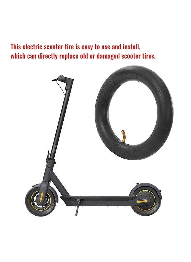 Inner Tube 10 x 2.5 with a Bent Valve fits Gas Electric Scooters E-bike, Tire Pneumatic Inner Tube Compatible for Electric Scooter