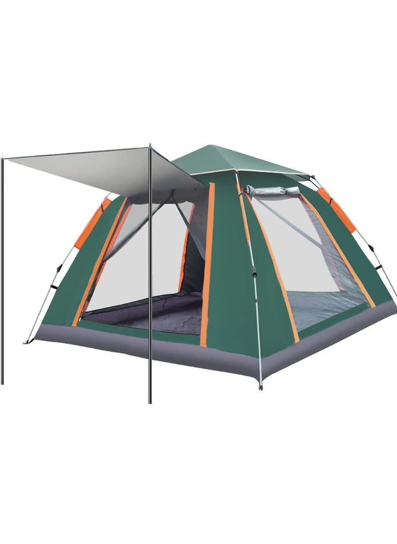 Pop Up Tents for Camping, 2-4 Person Camping Tents with Quick Setup Folding Pop Up Tent | Backpacking Tent for Hiking, Travel, or Beach | Inflatable Tents for Camping  Waterproof Tent for Beach Automatic