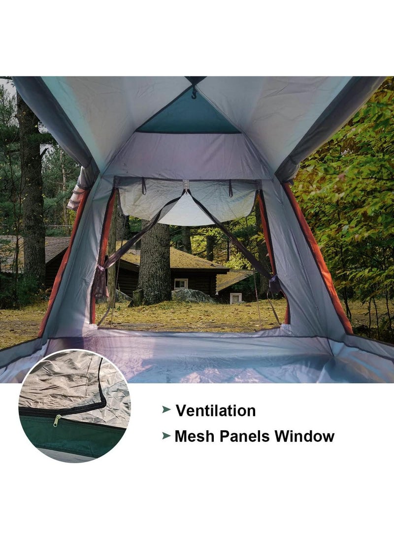 Pop Up Tents for Camping, 2-4 Person Camping Tents with Quick Setup Folding Pop Up Tent | Backpacking Tent for Hiking, Travel, or Beach | Inflatable Tents for Camping  Waterproof Tent for Beach Automatic